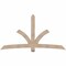 Ekena Millwork Davenport Smooth Timber Gable Bracket, Douglas Fir, 96"W x 52"H x 5 1/2"D x 5 1/2"F, 13/12 Pitch GBW096X52X0606DAV00SDF - alternate 1